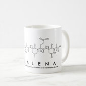 Mug Bouche de nom du peptide Annalena (Devant droit)