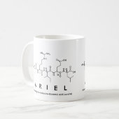 Mug Bouche de nom du peptide Ariel (Devant gauche)