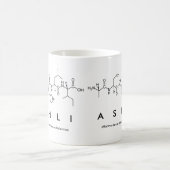 Mug Bouche de nom du peptide Ashli (Centre)