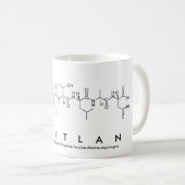 Mug Bouche de nom du peptide Caitlan (Devant droit)
