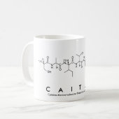 Mug Bouche de nom du peptide Caitlan (Devant gauche)