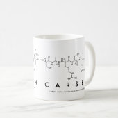 Mug Bouche de nom du peptide Carsen (Devant droit)