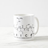 Mug Bouche de nom du peptide Clarice (Devant droit)