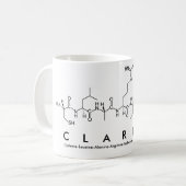 Mug Bouche de nom du peptide Clarice (Devant gauche)