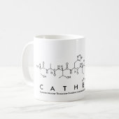 Mug Bouche de nom du peptide de la cathéine (Devant gauche)