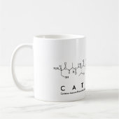 Mug Bouche de nom du peptide de la cathéine (Gauche)