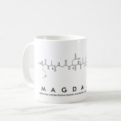 Mug Bouche de nom du peptide de la Magdalina (Devant gauche)