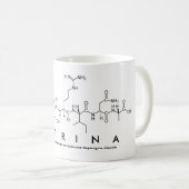 Mug Bouche de nom du peptide de Latrina (Devant droit)