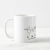 Mug Bouche de nom du peptide de Latrina (Gauche)