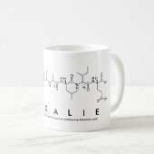Mug Bouche de nom du peptide de Magalie (Devant droit)