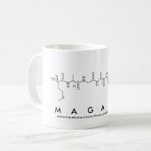 Mug Bouche de nom du peptide de Magalie (Devant gauche)
