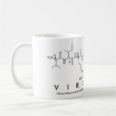 Mug Bouche de nom du peptide de Virginie (Gauche)