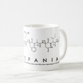 Mug Bouche de nom du peptide Estefania (Devant droit)