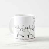 Mug Bouche de nom du peptide Everett (Devant gauche)