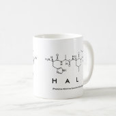 Mug Bouche de nom du peptide hali (Devant droit)
