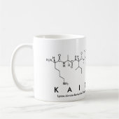 Mug Bouche de nom du peptide Kaitlynn (Gauche)