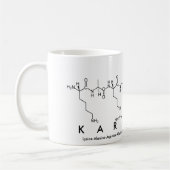 Mug Bouche de nom du peptide karaline (Gauche)