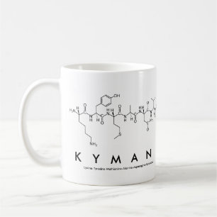 Mug Bouche de nom du peptide Kymani