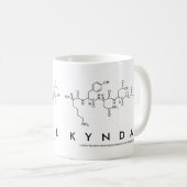 Mug Bouche de nom du peptide Kyndal (Devant droit)