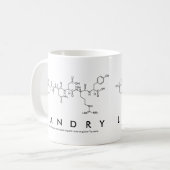 Mug Bouche de nom du peptide Landry (Devant gauche)