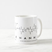 Mug Bouche de nom du peptide nannie (Devant droit)