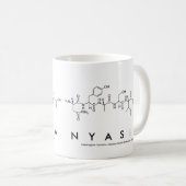 Mug Bouche de nom du peptide Nyasia (Devant droit)