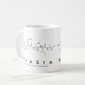 Mug Bouche de nom du peptide Nyasia (Devant gauche)
