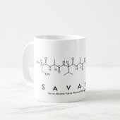 Mug Bouche de nom du peptide Savanna (Devant gauche)