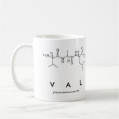 Mug Bouche de nom du peptide Val (Gauche)