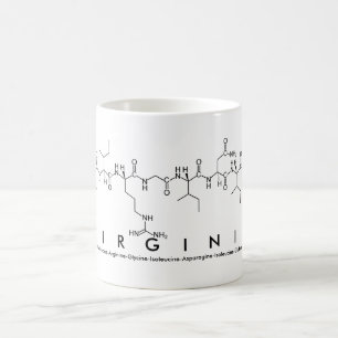 Mug Bouche de nom du peptide Virginie