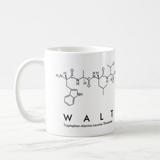 Mug Bouche de nom du peptide Walt (Gauche)