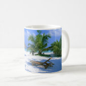 Mug Bouche de plage paradise (Devant droit)