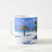 Mug Bouche de plage paradise (Devant gauche)