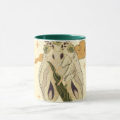 Mug Bouche Fae Beige, Oeuvre Graphique Mystique (Centre)