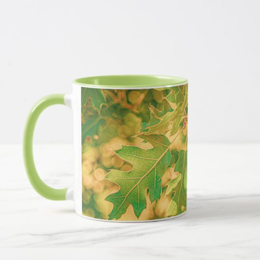Mug Bouche Feuille de chêne de printemps (Gauche)