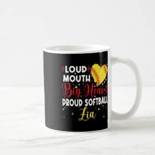 Mug Bouche Forte Grand Cœur Fière Douce Zia Fête des M