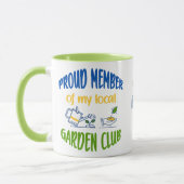 Mug Bouche membre du club de jardin (Gauche)