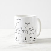 Mug Bouche nom du peptide Henrieta (Devant droit)