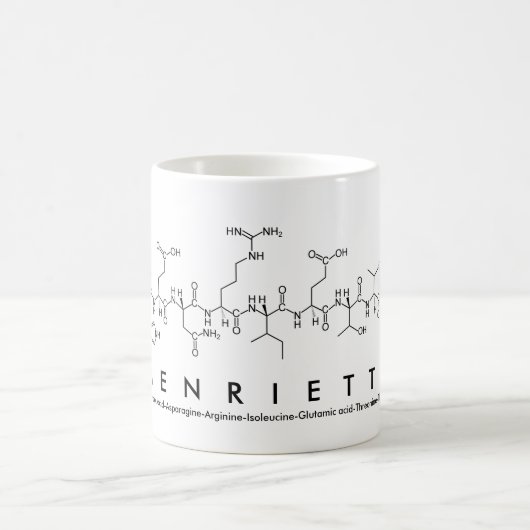 Mug Bouche nom du peptide Henrietta (Centre)
