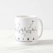 Mug Bouche nom du peptide Shamika (Devant droit)