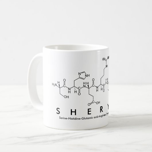Mug Bouche nom du peptide Sheryll (Devant gauche)