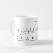 Mug Bouche nom peptide Clarisse (Devant gauche)