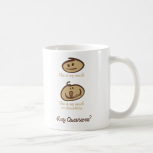 Mug Bouche sur le chocolat