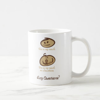 Mug Bouche sur le chocolat