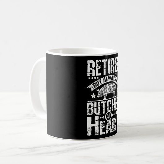 Mug Boucher retraité (Devant gauche)