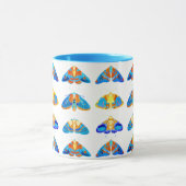 Mug Bouches en bleu foncé, orange et turquoise (Centre)