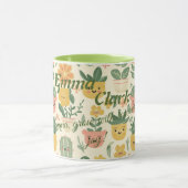 Mug Bouchon à thème personnalisé Kawaii Plante pour en (Centre)