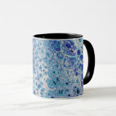 Mug Bouchon bleu mousseux (Devant droit)