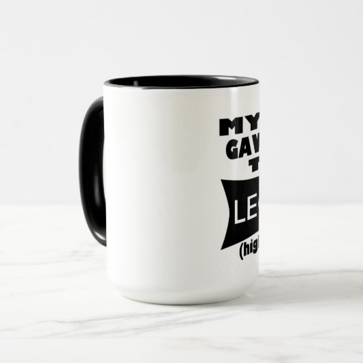 Mug Bouchon cadeau Combo (Devant gauche)