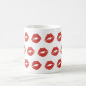 Mug Bouchon de baise rouge lèvres (Centre)